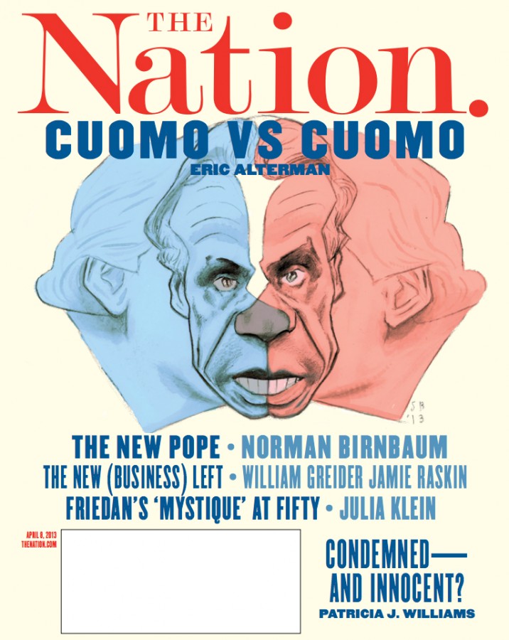 Nation cover Cuomo Triple Portrait